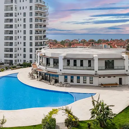 Апартаменты Luxury Sea View Two Bedroom In Bogaz-all Facilities In One Spot *